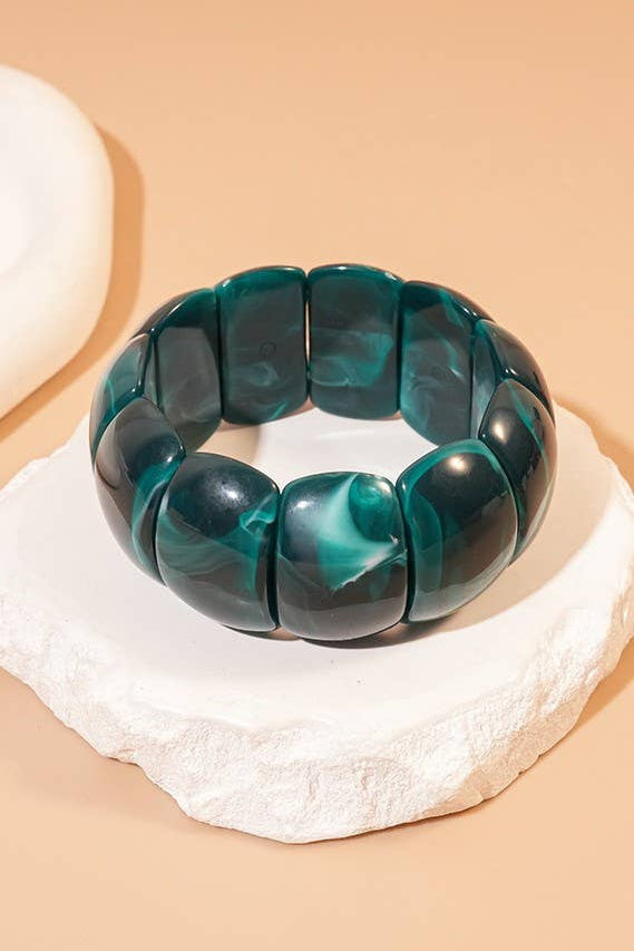 Marfa Acrylic Tile Bracelet - Elle Maxine