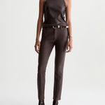 Mari Coated Straight Leg Jean - Elle Maxine
