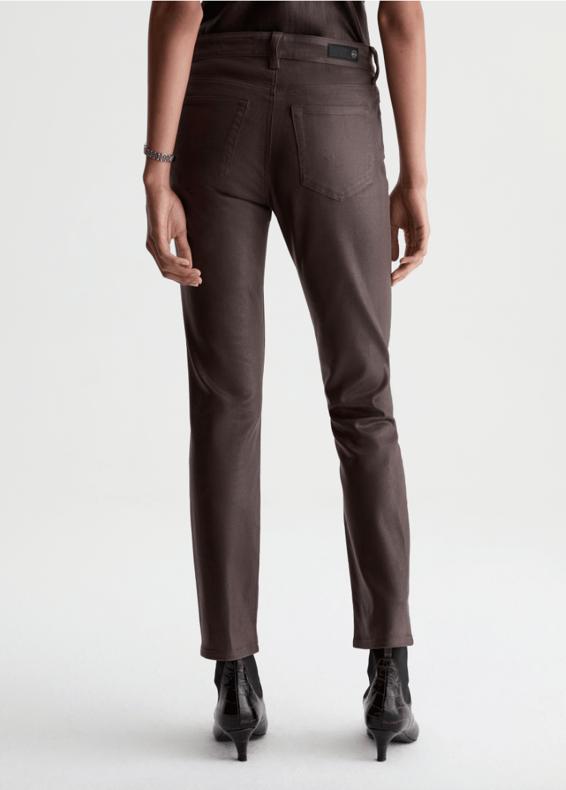 Mari Coated Straight Leg Jean - Elle Maxine