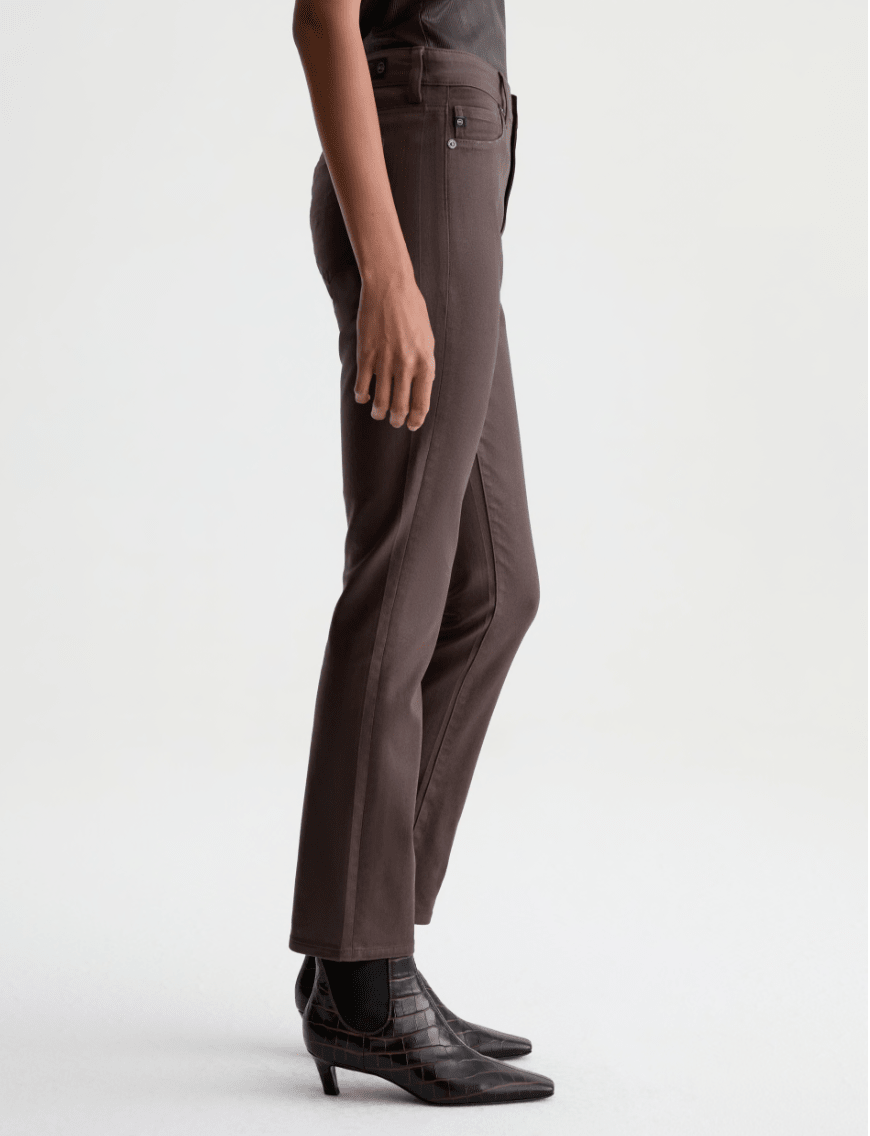Mari Coated Straight Leg Jean - Elle Maxine
