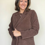 Marie Ribbed Blazer - Elle Maxine