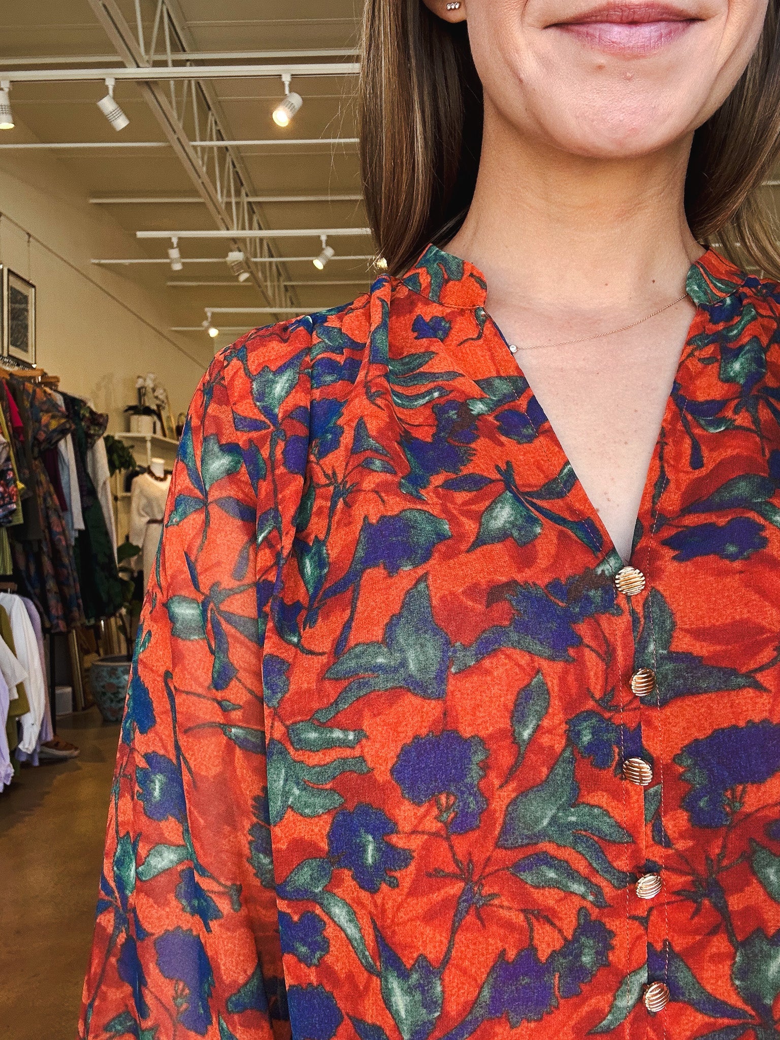 Marigold Button Down Blouse - Elle Maxine