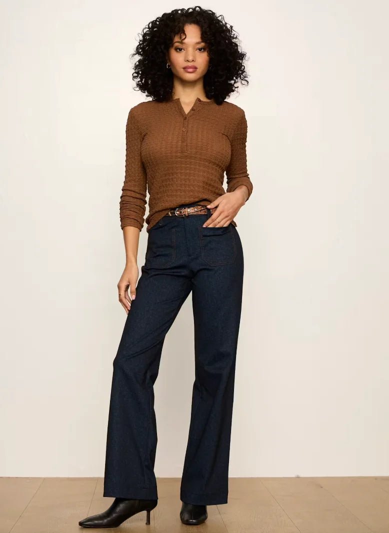 Marine Knit Pant - Elle Maxine