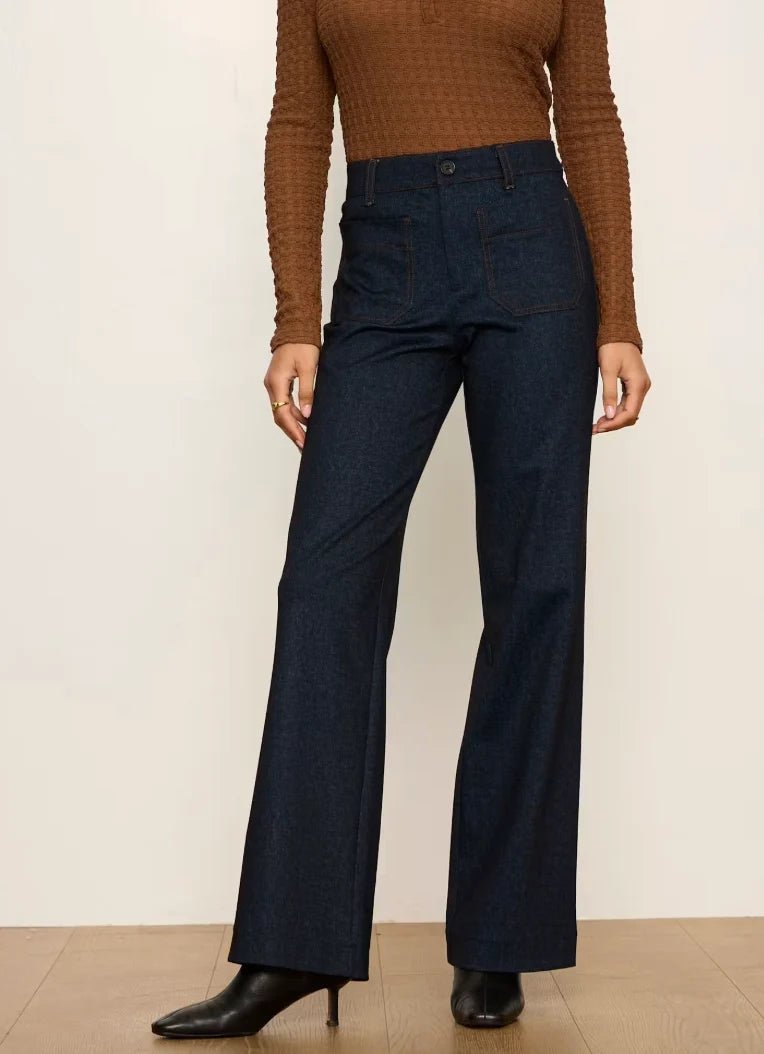 Marine Knit Pant - Elle Maxine