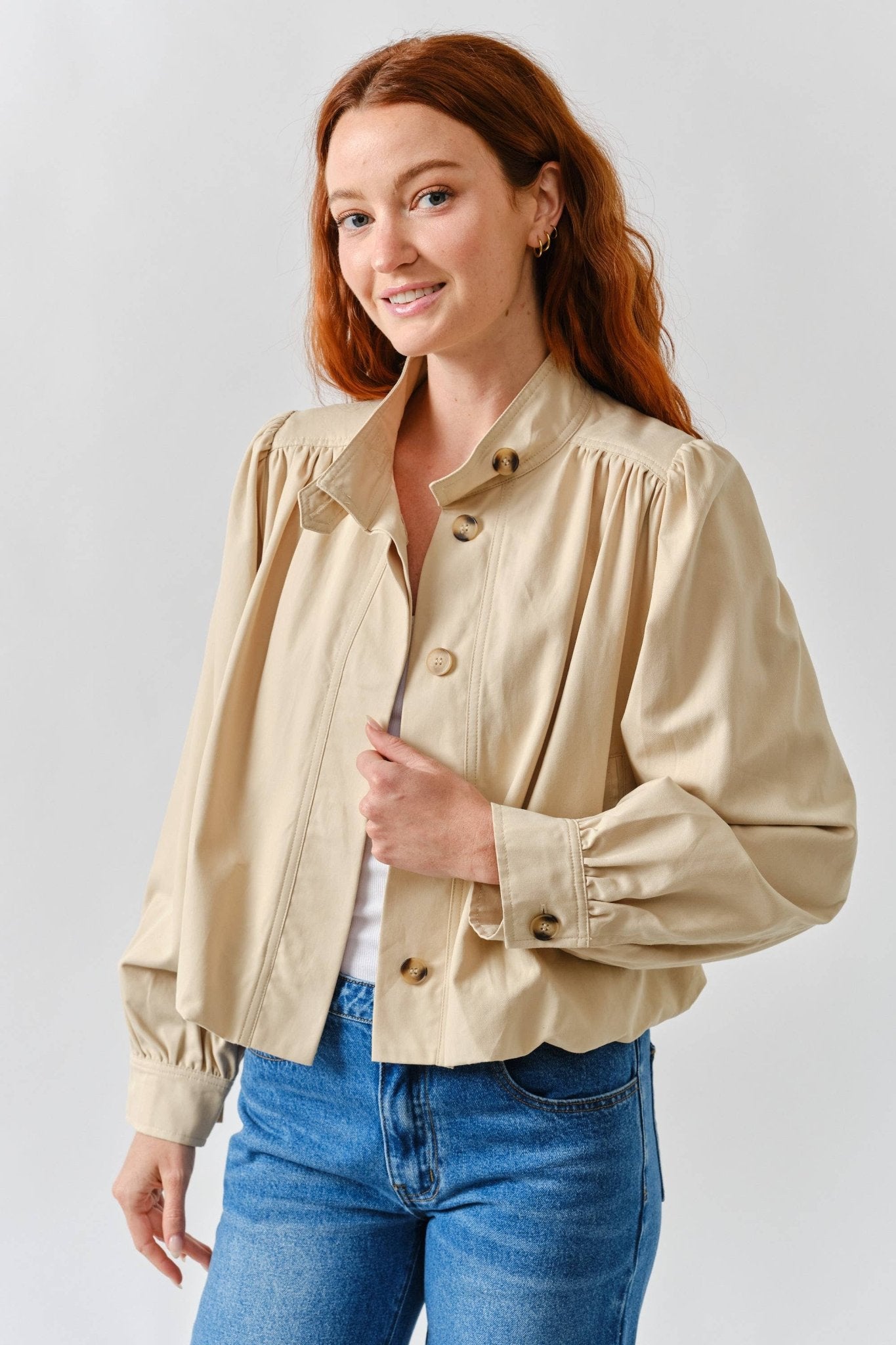 Marnie Short Trench Jacket - Elle Maxine