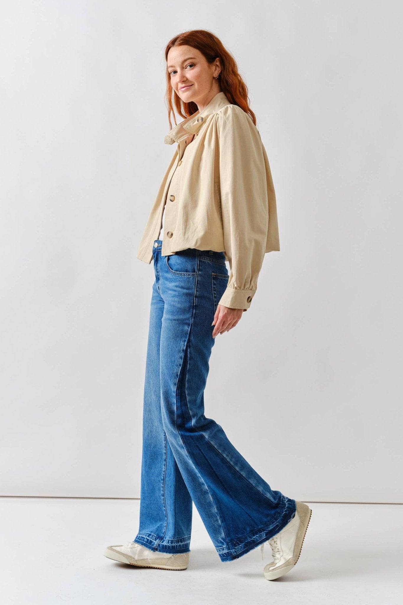 Marnie Short Trench Jacket - Elle Maxine