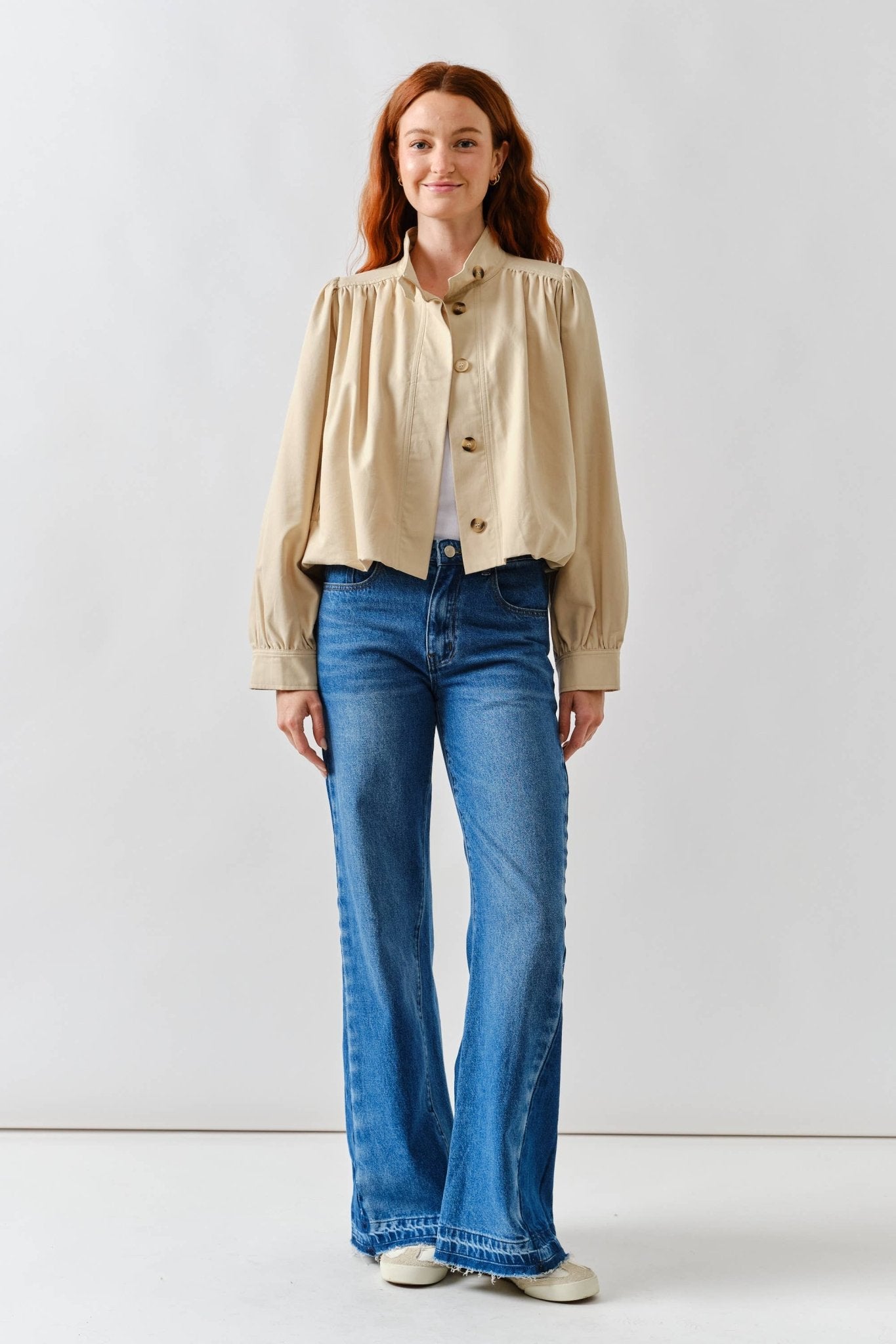 Marnie Short Trench Jacket - Elle Maxine