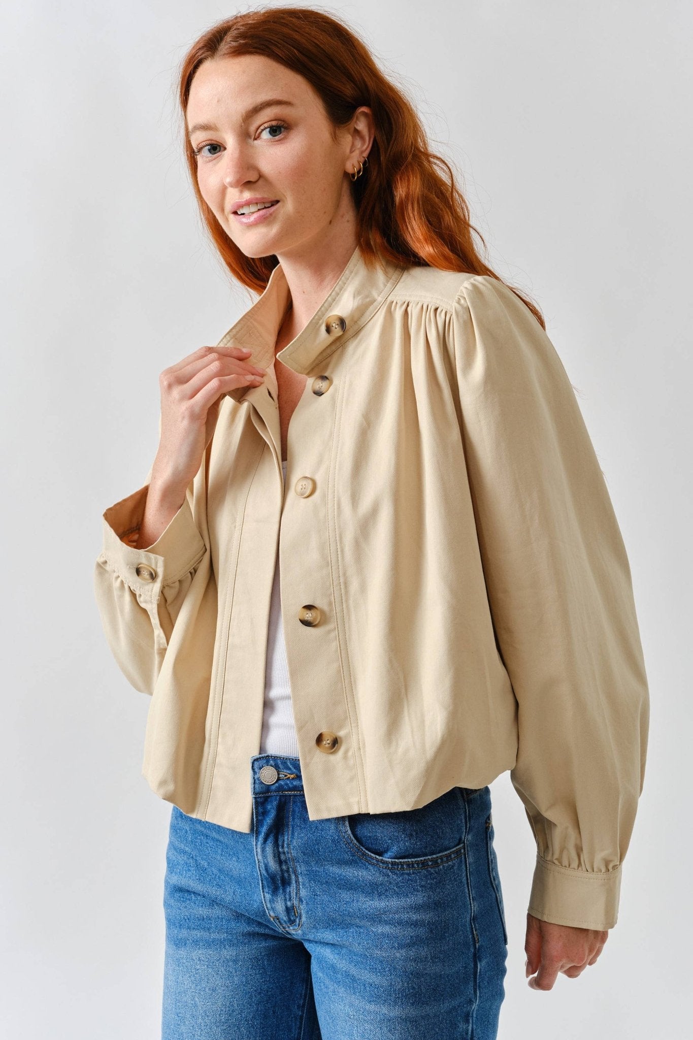 Marnie Short Trench Jacket - Elle Maxine