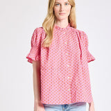 Marnie Top - Carmine Dot - Elle Maxine