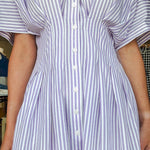 Maude Waist Shirtdress - Lavender - Elle Maxine