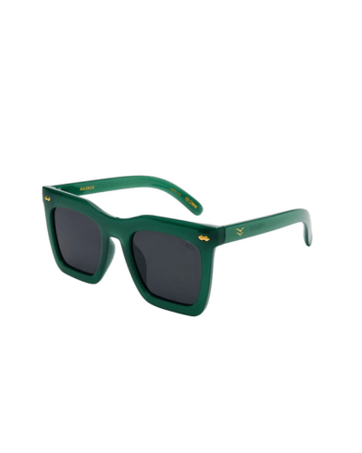 Maverick Sunglasses - Kale/Smoke - Elle Maxine