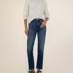 Maxine Fuzzy Sweater - Ivory - Elle Maxine