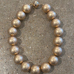 Maxine Magnetic Clasp Necklace- Gold - Elle Maxine