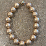 Maxine Magnetic Clasp Necklace- Gold - Elle Maxine