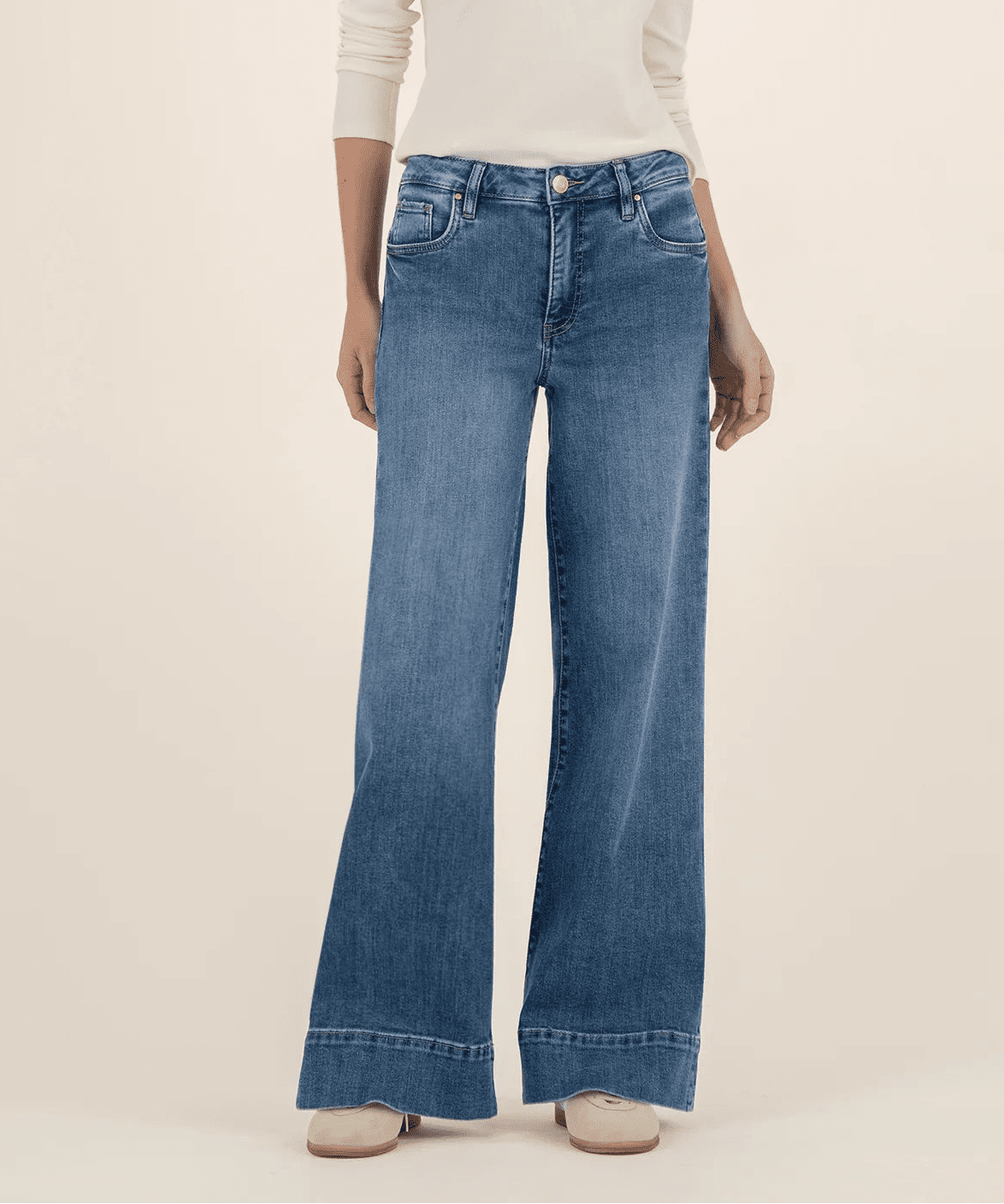 Maya High Rise Wide Leg - Amuse - Elle Maxine