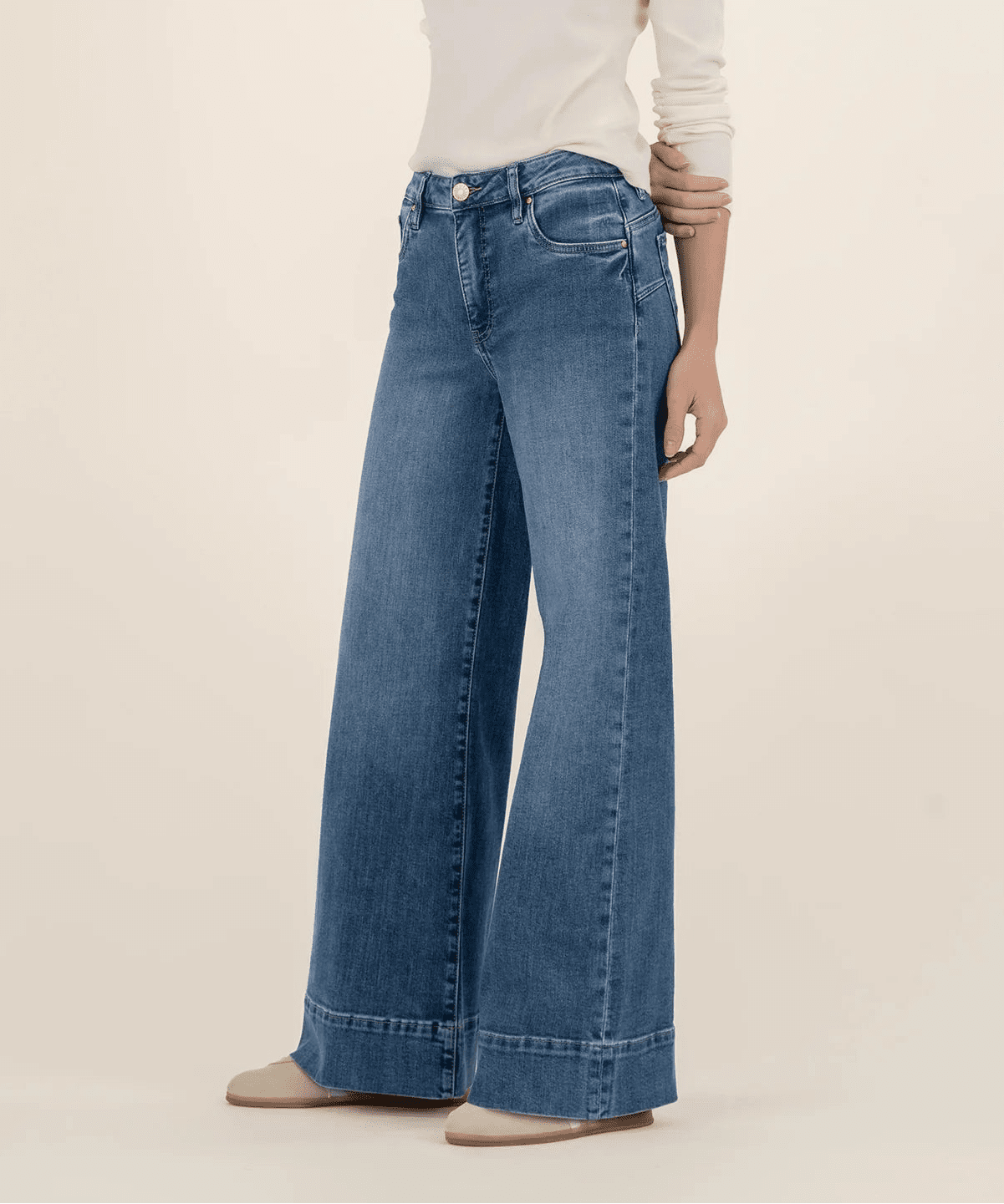 Maya High Rise Wide Leg - Amuse - Elle Maxine