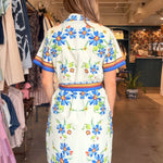 Meadow Frame Shirt Dress - Elle Maxine