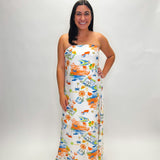 Mediterranean Daydream Maxi Dress - Elle Maxine