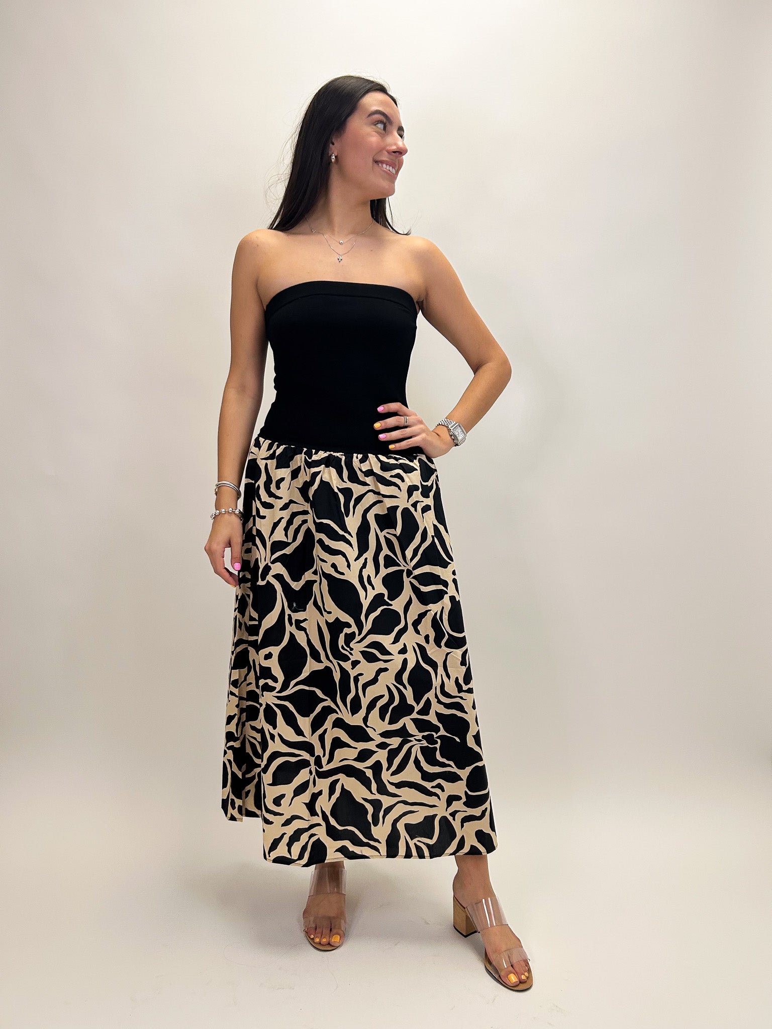 Meet Me At Sea Midi Dress - Elle Maxine