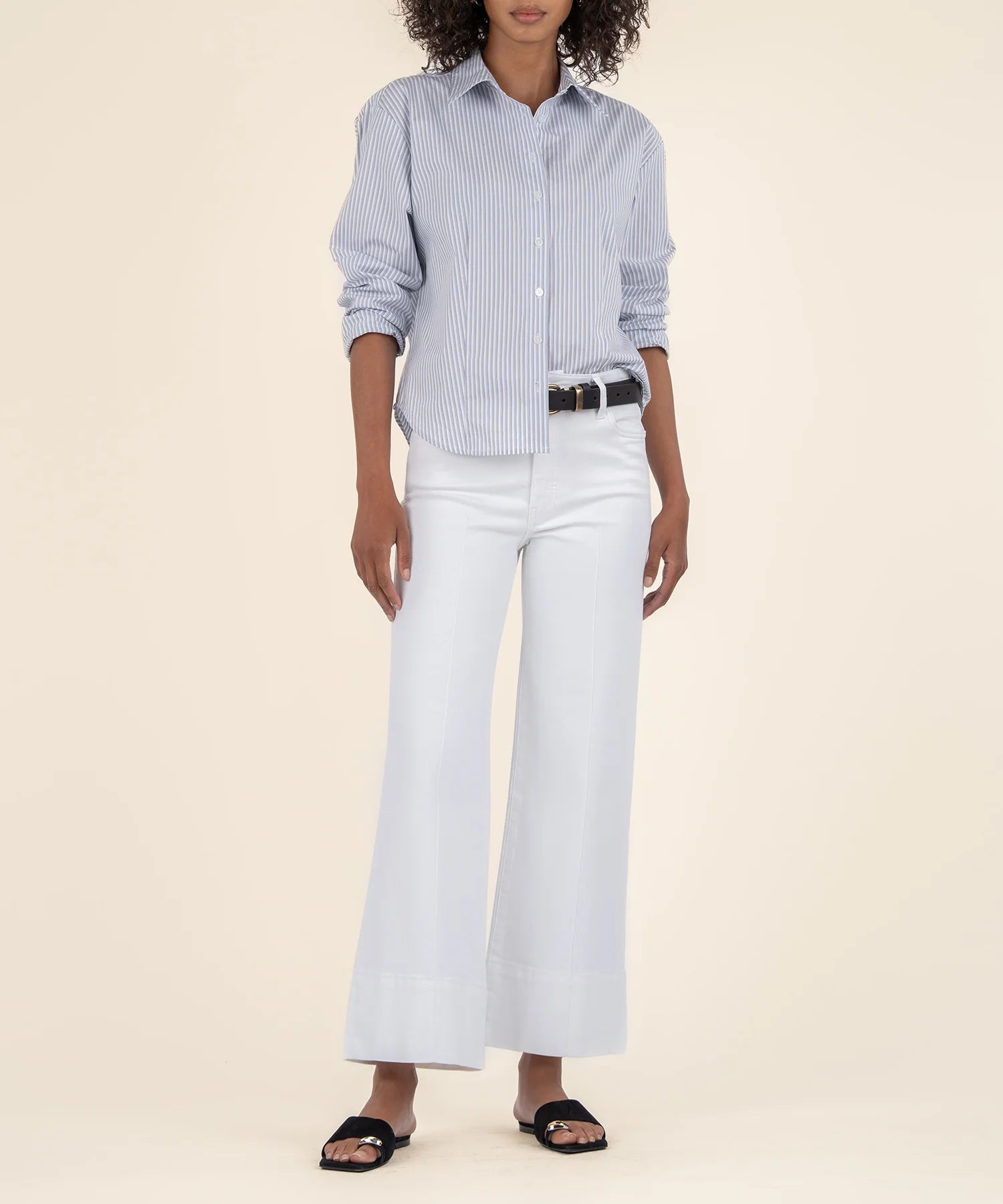 Meg High Rise - Optic White - Elle Maxine