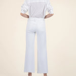 Meg High Rise - Optic White - Elle Maxine