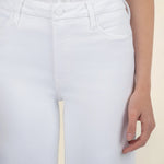 Meg High Rise - Optic White - Elle Maxine