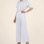 Meg High Rise - Optic White - Elle Maxine