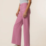 Meg High Rise Wide Leg - Cupcake - Elle Maxine