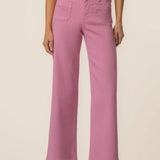 Meg High Rise Wide Leg - Cupcake - Elle Maxine