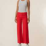 Meg High Rise Wide Leg - Tomato - Elle Maxine