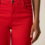 Meg High Rise Wide Leg - Tomato - Elle Maxine