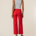 Meg High Rise Wide Leg - Tomato - Elle Maxine