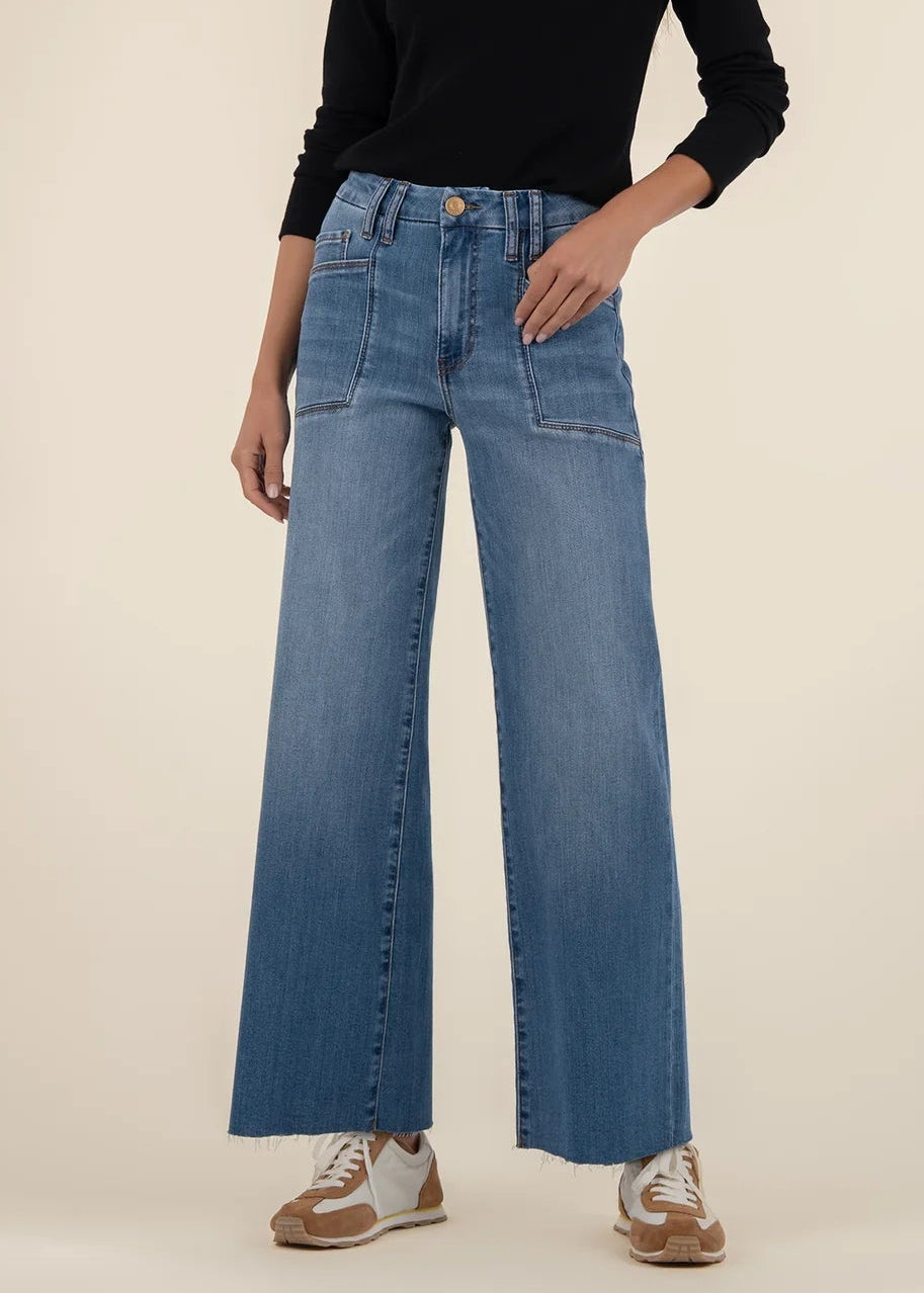 Meg Wide Leg Jeans - Earn - Elle Maxine