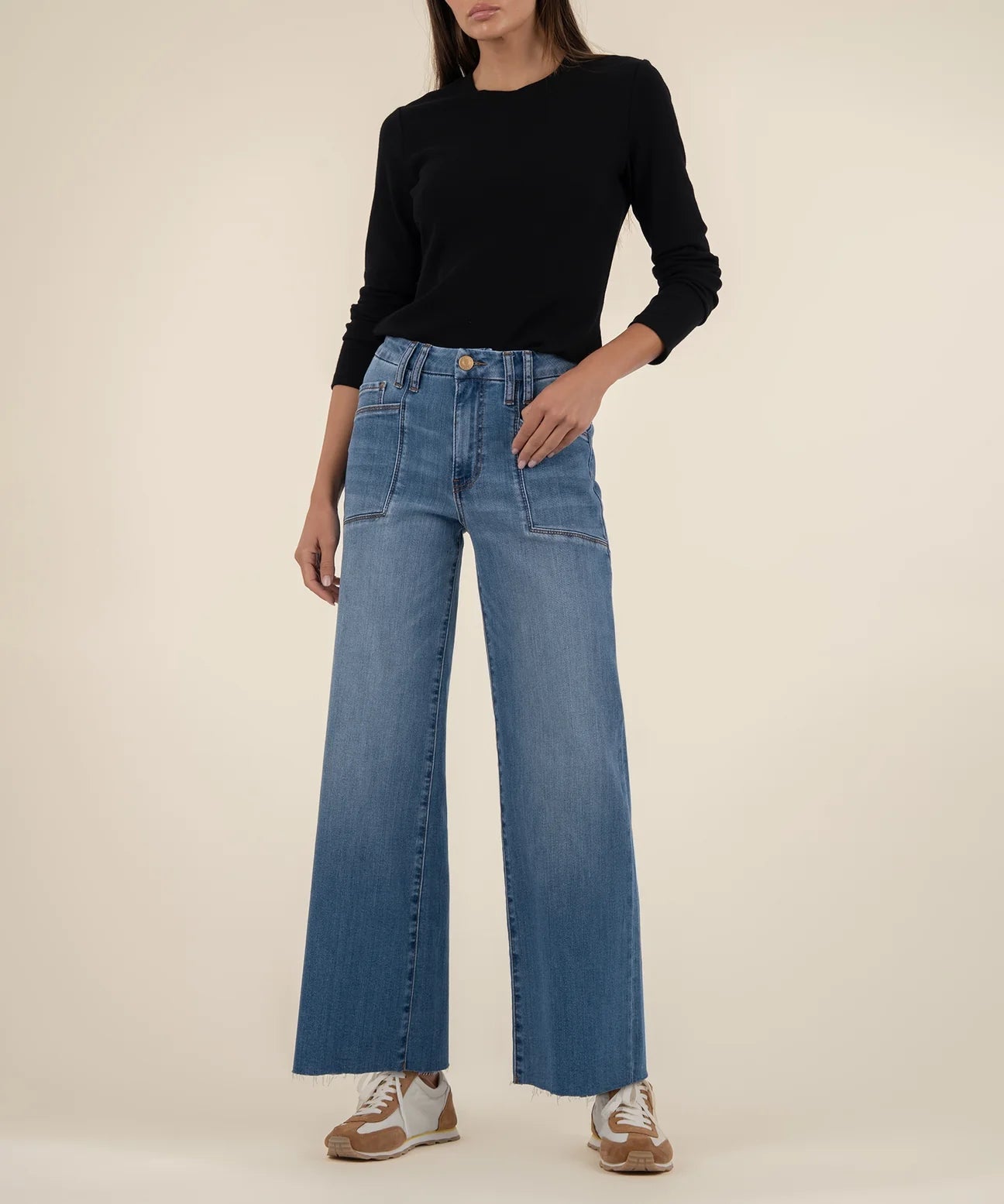 Meg Wide Leg Jeans - Earn - Elle Maxine