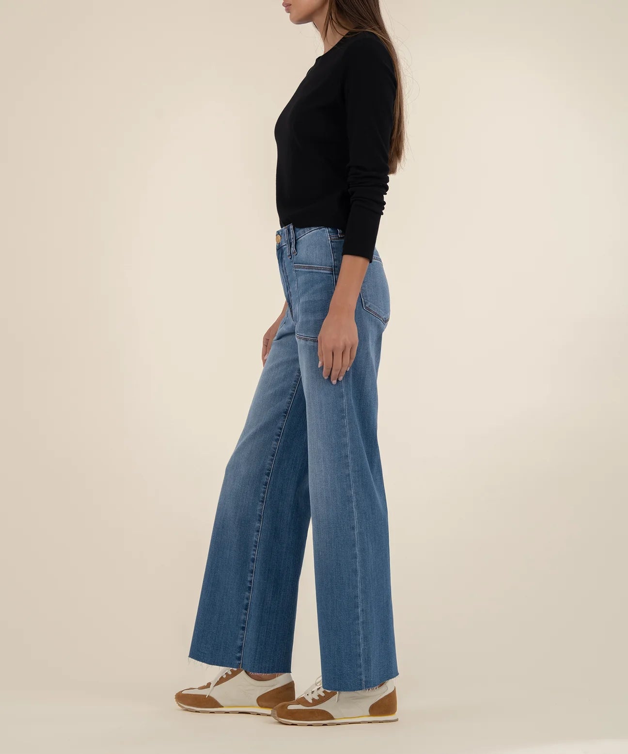 Meg Wide Leg Jeans - Earn - Elle Maxine