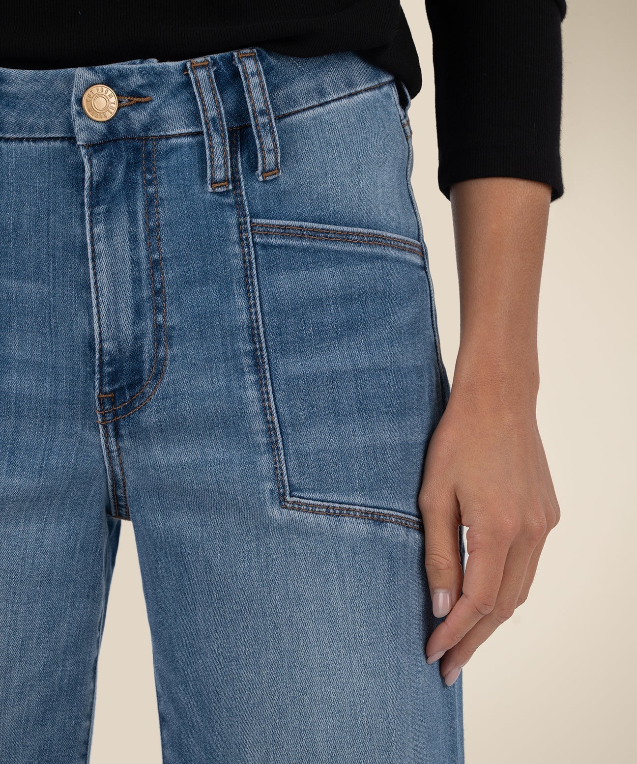 Meg Wide Leg Jeans - Earn - Elle Maxine