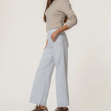 Meg Wide Leg Jeans - Optic White - Elle Maxine