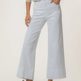 Meg Wide Leg Jeans - Optic White - Elle Maxine