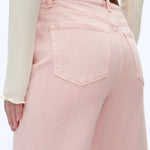 Mid Rise Barrel Leg - Pearl Pink - Elle Maxine