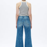 Mid Rise Wide Leg Jeans - Elle Maxine