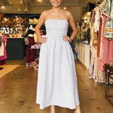 Midnight Stripe Maxi Dress - Elle Maxine