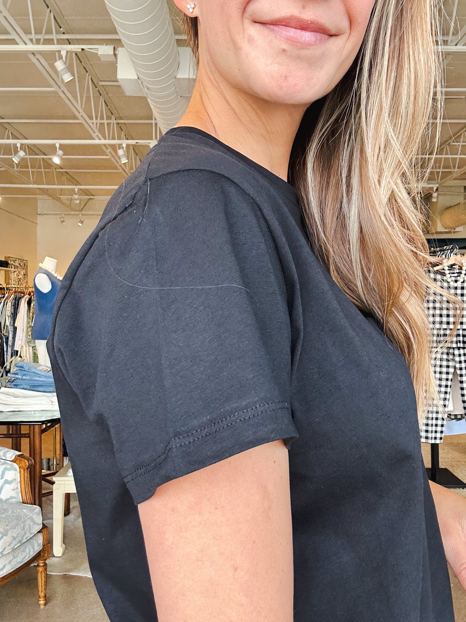 Millie Tee - Black - Elle Maxine