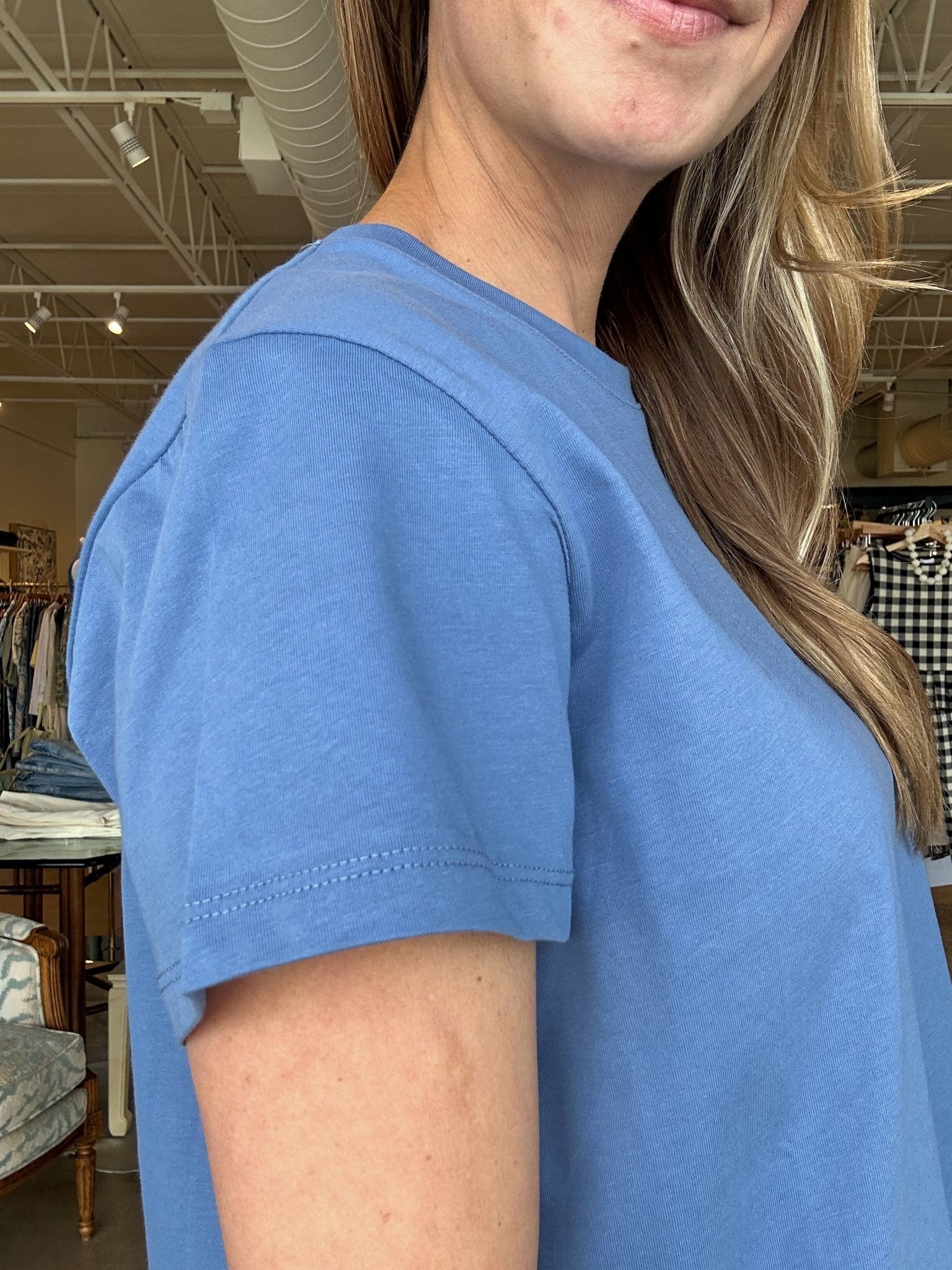 Millie Tee - Blue - Elle Maxine