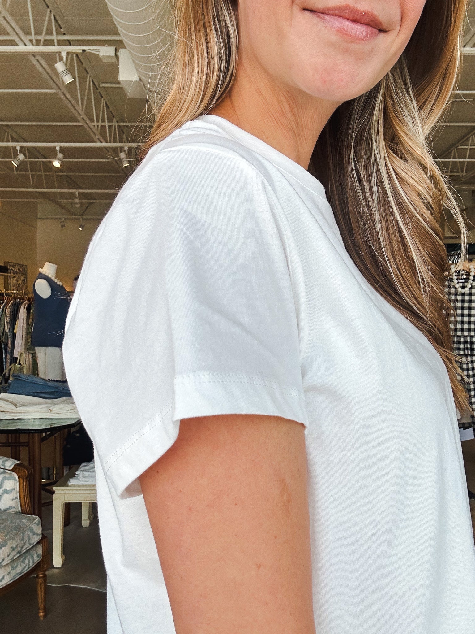 Millie Tee - White - Elle Maxine