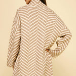 Molly Diagonal Stripe Cardigan - Elle Maxine