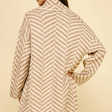 Molly Diagonal Stripe Cardigan - Elle Maxine