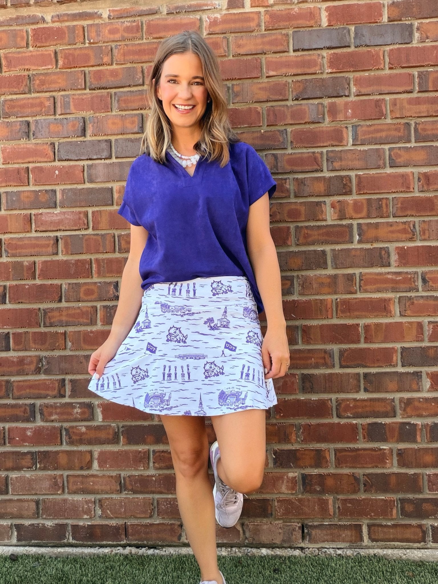 Molly Skort - TCU Toile - Elle Maxine