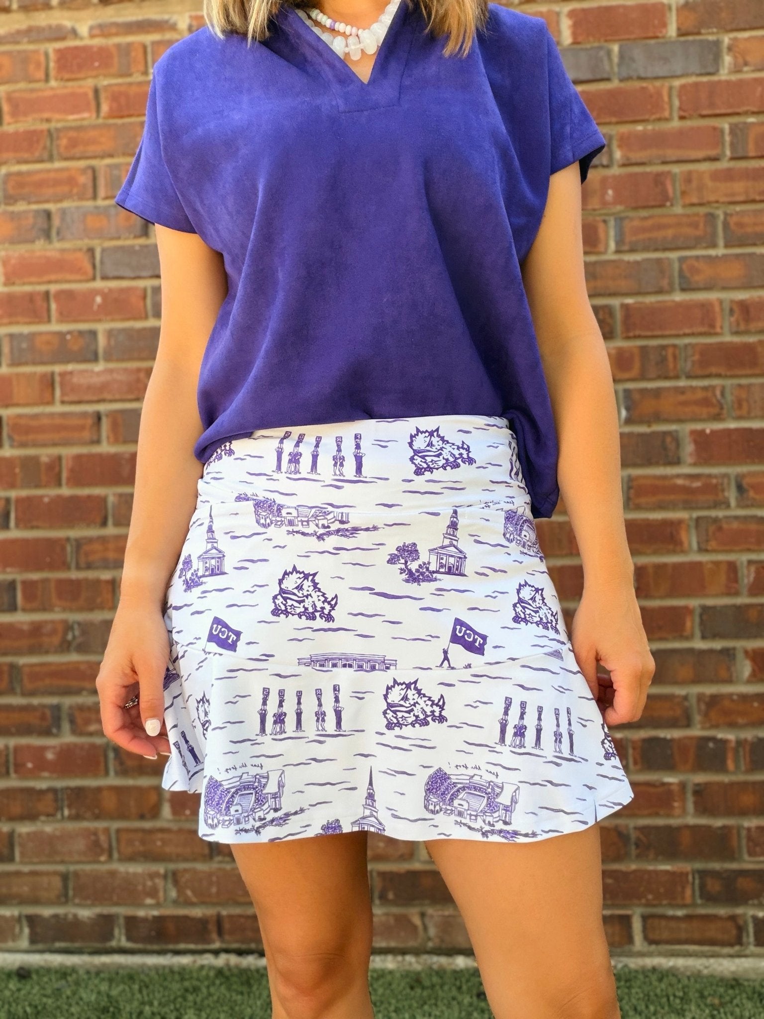 Molly Skort - TCU Toile - Elle Maxine