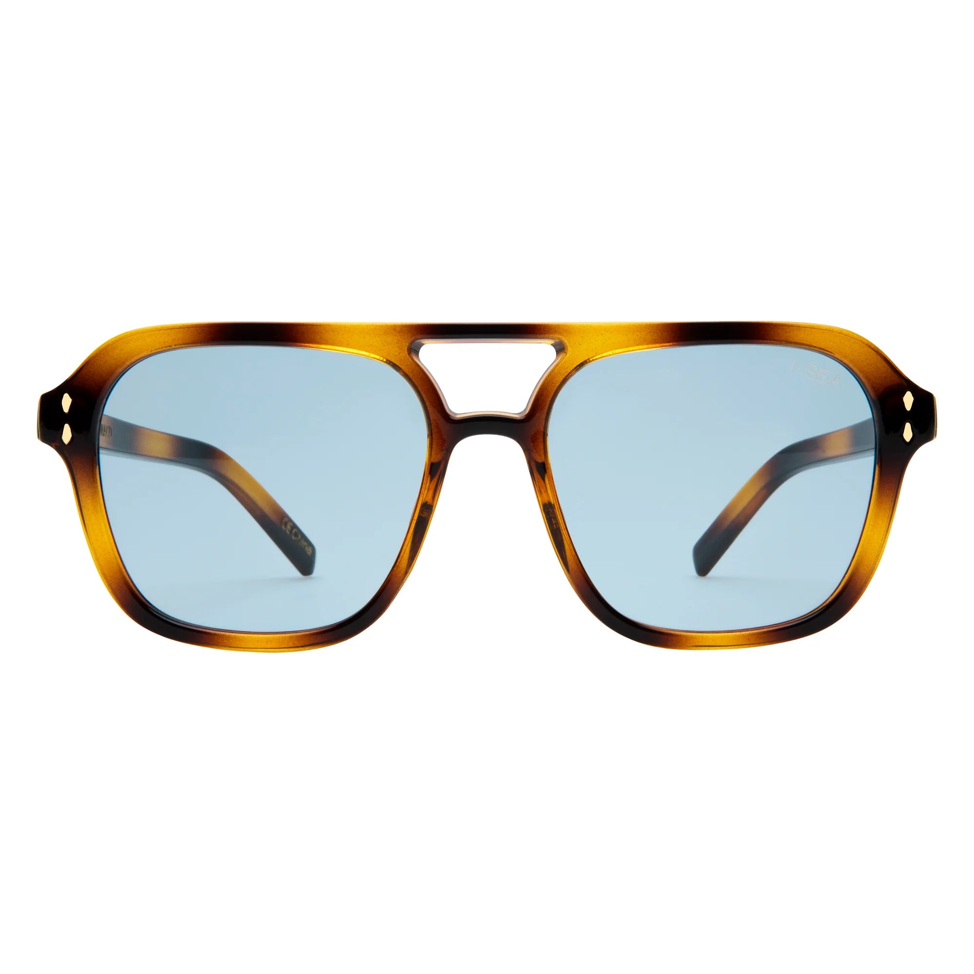 Monaco Sunglasses - Tiger/Ocean - Elle Maxine