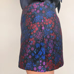 Morgan Floral Jacquard Skirt - Elle Maxine